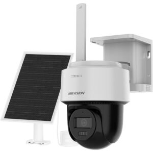 Camera supraveghere PT 4G LTE cu panou solar Hikvision DS-2CFSP4/4G, 4 MP, 2.8 mm, IR/lumina alba 30 m, microfon si difuzor, slot card, acumulator 9000 mAh, smart auto tracking, suporta AOV 24/7, vizualizare de pe telefon Camera supraveghere PT 4G LTE cu panou solar Hikvision DS-2CFSP4/4G, 4 MP, 2.8 mm, IR/lumina alba 30 m, microfon si difuzor, slot card, acumulator 9000 mAh, smart auto tracking, suporta AOV 24/7, vizualizare de pe telefon