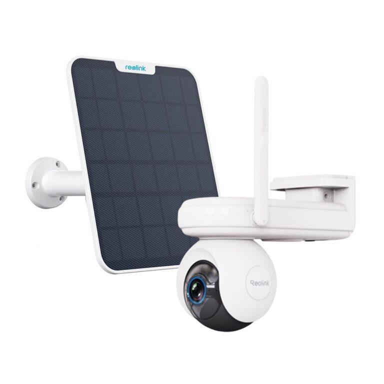 Camera supraveghere rotativa 4G LTE cu panou solar Reolink Altas GO PT G650, 4 MP,  4 mm, IR 10 m, PIR 10 m, microfon si difuzor, night vision color, acumulator 20000 mAh, slot card, detectie om/vehicul/animal, 10s pre-inregistrare