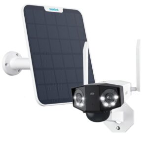 Camera supraveghere wireless GSM 4G cu panou solar Reolink Duo 2 G750+SOLAR, 8 MP, unghi vizual 180 grade, slot card, lumina alba/IR 30 m, 10.400 mAh, detectie oameni/vehicule, microfon, difuzor, PIR Camera supraveghere wireless GSM 4G cu panou solar Reolink Duo 2 G750+SOLAR, 8 MP, unghi vizual 180 grade, slot card, lumina alba/IR 30 m, 10.400 mAh, detectie oameni/vehicule, microfon, difuzor, PIR