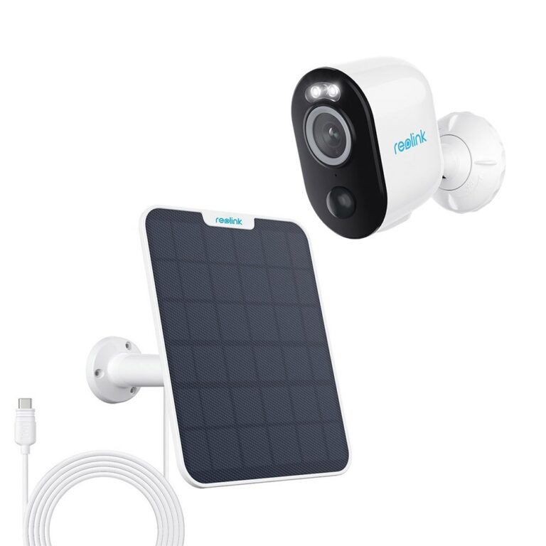 Camera supraveghere wireless IP WiFi cu panou solar Reolink Argus 3 Pro B330+SOLAR, 4 MP, 2.8 mm, IR 10 m, color noaptea 10 m, PIR, sirena, 6000mAh, slot card, microfon, detectie oameni/vehicule
