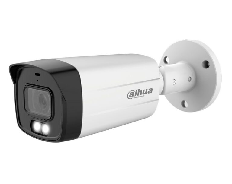 Camera de supraveghere HDCVI FullColor, 5MP, lentila 3.6, LED-uri albe 40m, microfon incorporat, Dahua HAC-HFW1509TM-A-LED-0360B-S2