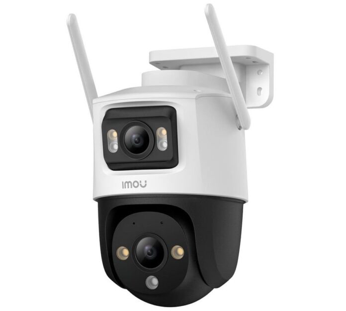 Camera supraveghere IP WiFi cu lentila duala Imou Cruiser Dual PT Full-Color IPC-S7XP-10M0WED, 5+5 MP, 2x 3.6 mm, IR/lumina alba 30 m, microfon si difuzor, slot card, auto smart tracking