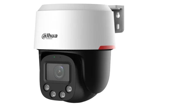 Camera speed dome IP WizSense Dahua SD2C400NA-B-PV-0400-S2-PRO, 4MP, 4mm, WizColor, LED alb 30m, Alarma, Audio bidirectional, PoE, IP66