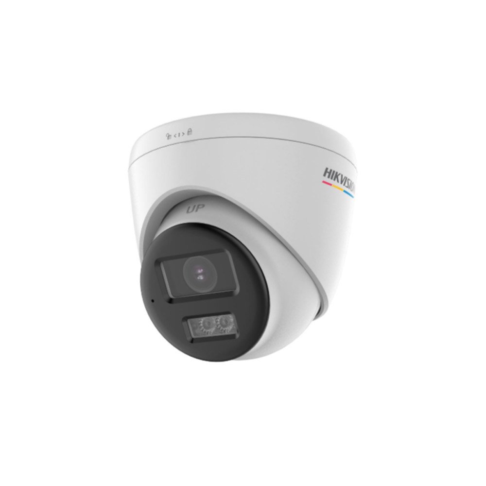 Camera supraveghere Dome cu iluminare duala Hikvision DS-2CE72UF3T-LS, 8 MP, 2.8 mm, IR/lumina alba 40 m, color, microfon Camera supraveghere Dome cu iluminare duala Hikvision DS-2CE72UF3T-LS, 8 MP, 2.8 mm, IR/lumina alba 40 m, color, microfon