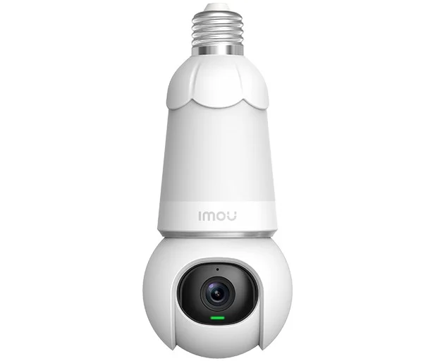Camera Wireless PTZ cu montare in Dulie E27 Imou Bulb Cam 5 MP, LED 25m, 2.8mm, Alarma Difuzor, Microfon, IPC-S6DP-5M0WEB-E27