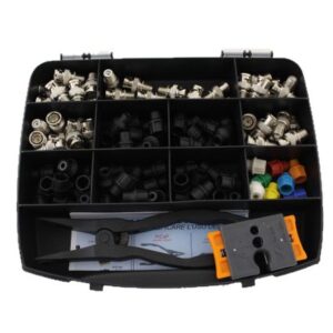 Kit 50 conectori CAP SYSTEM, decapator si cleste sertizare Kit 50 conectori CAP SYSTEM, decapator si cleste sertizare