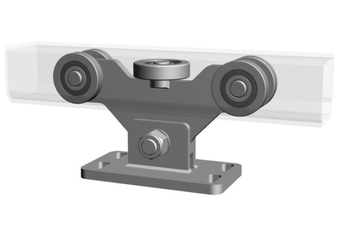 Carucior in 5 role pentru feronerie, poarta autoportanta in consola, 600kg, G75-5