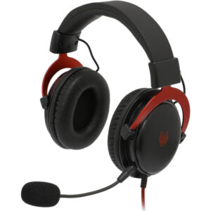 Casti gaming cu microfon A+ CGS823, 7.1 surround, Negru/Rosu Casti gaming cu microfon A+ CGS823, 7.1 surround, Negru/Rosu