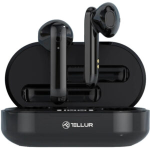 Casti audio In-Ear Tellur Flip, True Wireless, Bluetooth, Alb Casti audio In-Ear Tellur Flip, True Wireless, Bluetooth, Alb