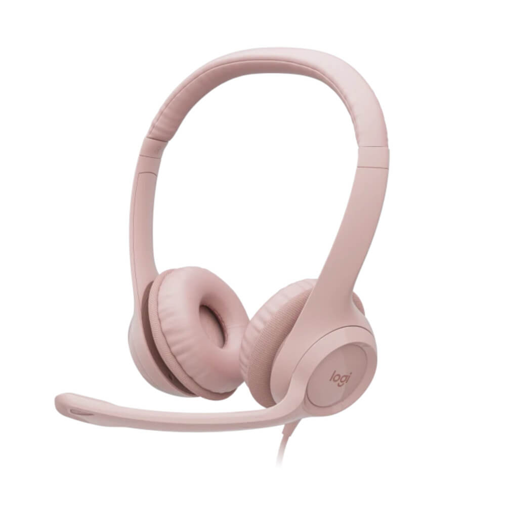 Casti audio On-Ear Logitech H390, Cu fir, Microfon Bidirectional, 32 Ohm, Rose Casti audio On-Ear Logitech H390, Cu fir, Microfon Bidirectional, 32 Ohm, Rose