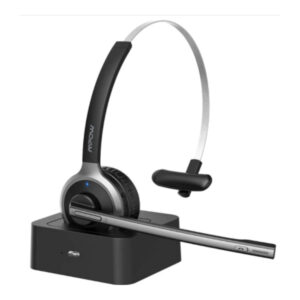 Casti Call Center Mpow M5 Pro Single-Side, Bluetooth, ANC, Negru Casti Call Center Mpow M5 Pro Single-Side, Bluetooth, ANC, Negru