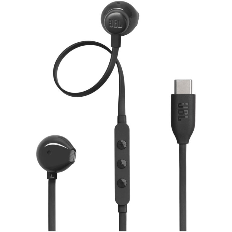 Casti cu fir In-Ear JBL Tune 305C, Microfon, Type-C, Albastru