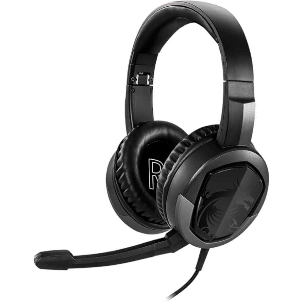 Casti gaming cu fir MSI Immerse GH30 V2, Microfon, Negru Casti gaming cu fir MSI Immerse GH30 V2, Microfon, Negru