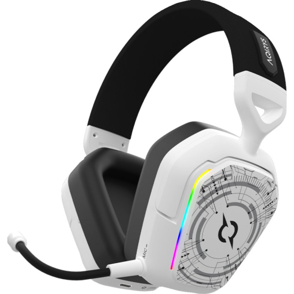 Casti gaming cu microfon Aqirys AQRYS_ALNAIRWH, 3D stereo, RGB dinamica, Alb Casti gaming cu microfon Aqirys AQRYS_ALNAIRWH, 3D stereo, RGB dinamica, Alb