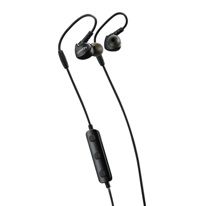 Casti audio In-Ear Canyon CNS-SBTHS1B, Bluetooth, Negru
