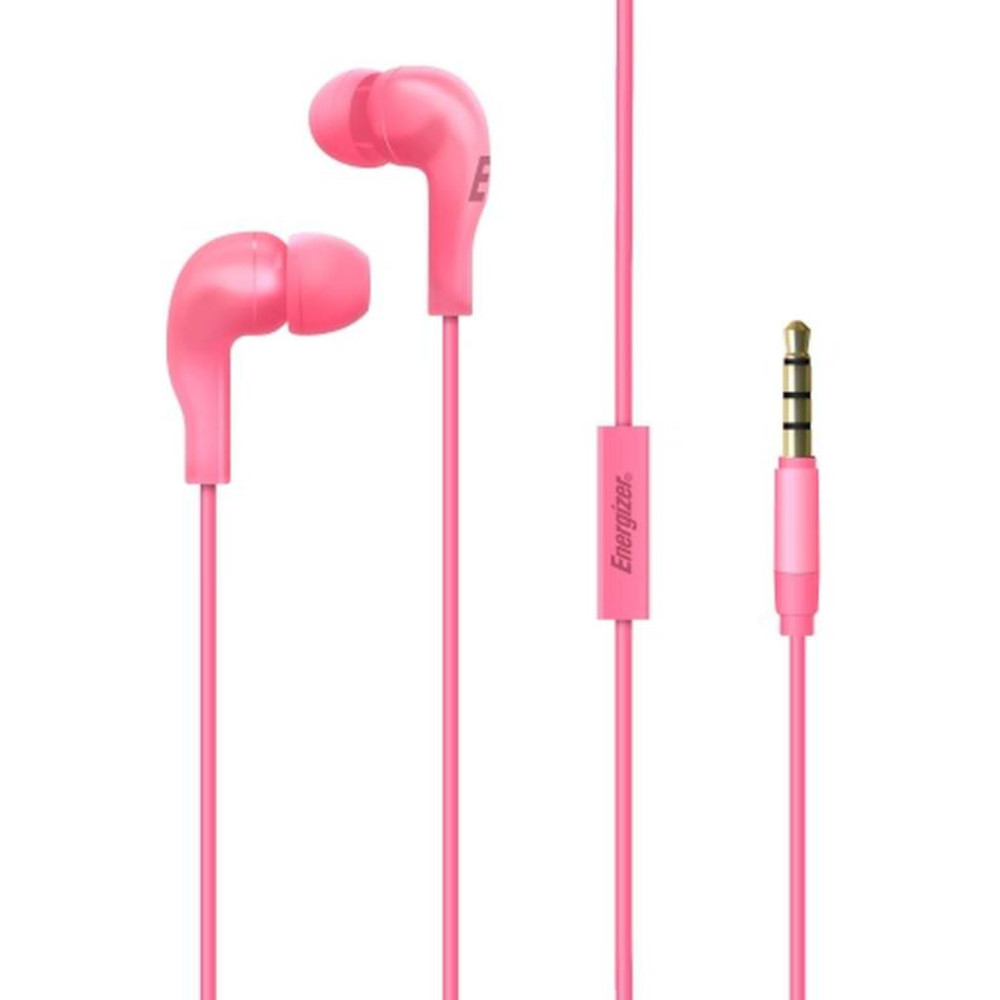 Casti In-Ear Energizer CIA5PK2, Jack 3.5mm, Roz Casti In-Ear Energizer CIA5PK2, Jack 3.5mm, Roz