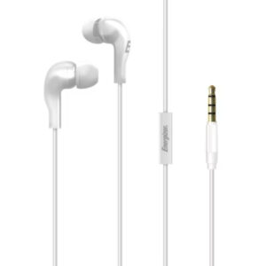 Casti In-Ear Energizer CIA5WH2, Jack 3.5mm, Alb Casti In-Ear Energizer CIA5WH2, Jack 3.5mm, Alb