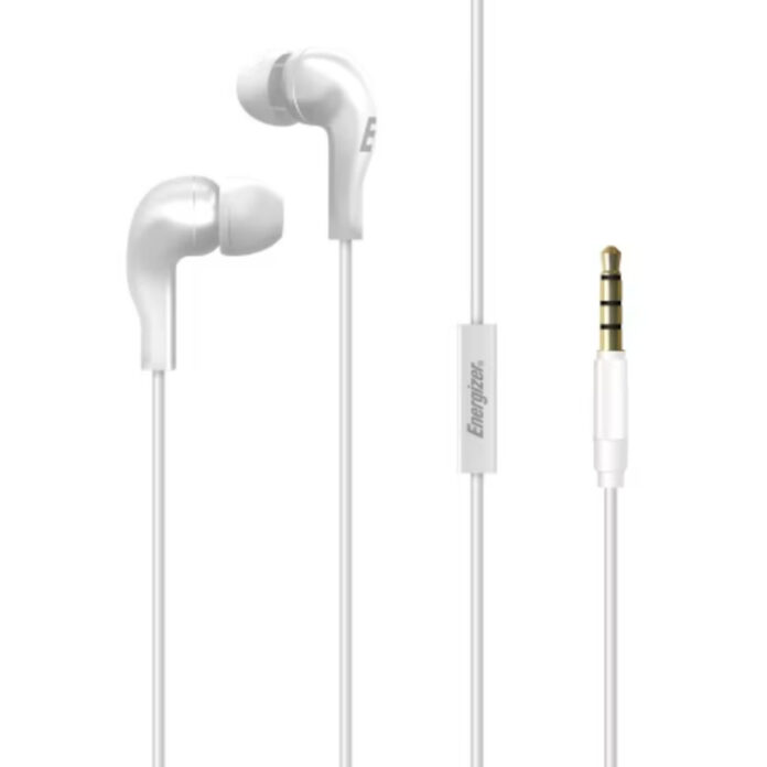 Casti In-Ear Energizer CIA5WH2, Jack 3.5mm, Alb