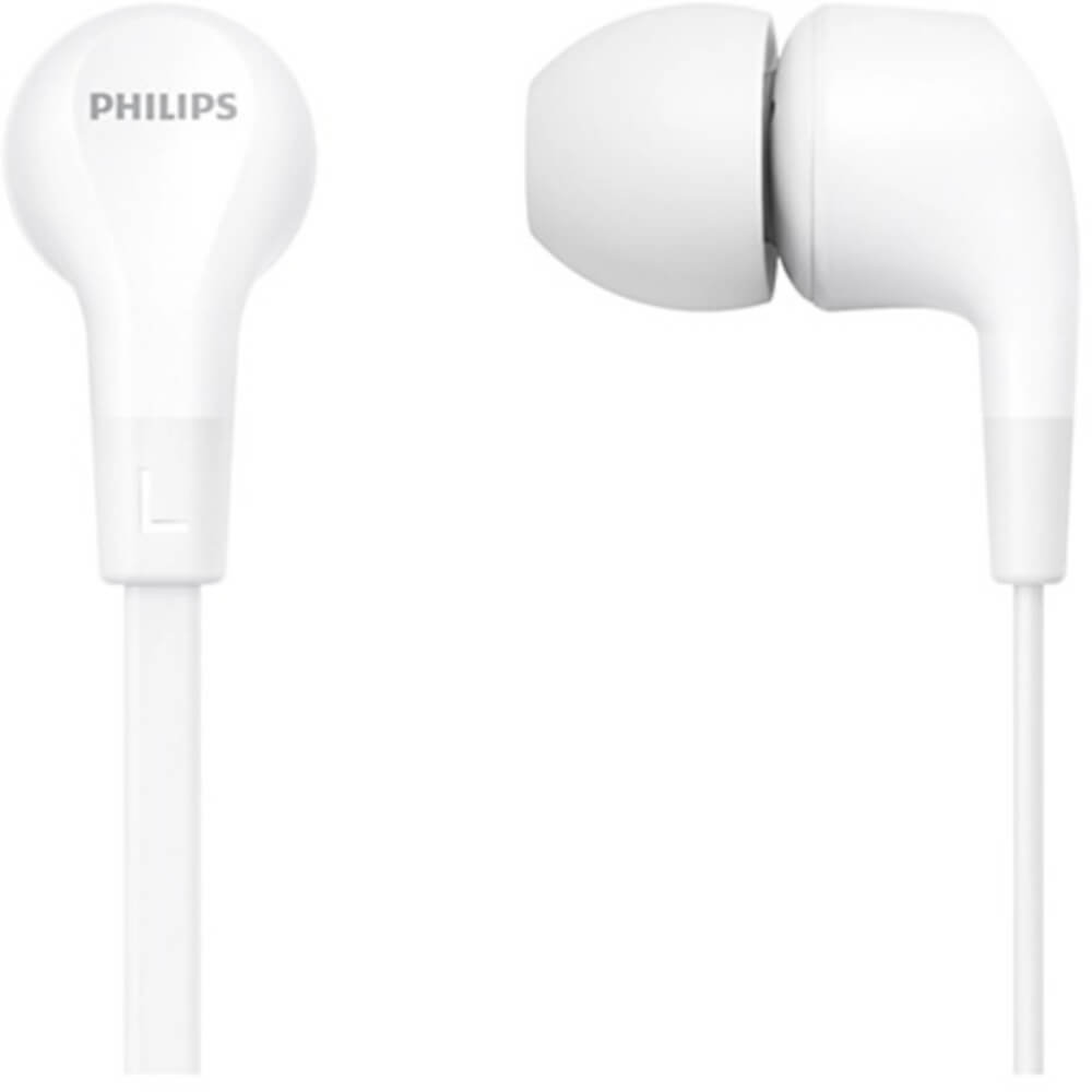 Casti audio In-Ear Philips TAE1105WT/00, Microfon, Alb Casti audio In-Ear Philips TAE1105WT/00, Microfon, Alb