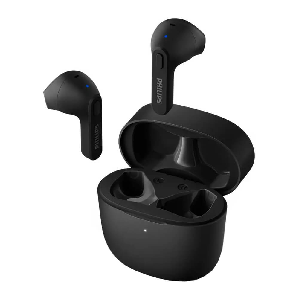 Casti audio In-Ear Philips TAT2236BK/00, True Wireless, Bluetooth, IPX5, Autonomie 6 ore, Negru Casti audio In-Ear Philips TAT2236BK/00, True Wireless, Bluetooth, IPX5, Autonomie 6 ore, Negru