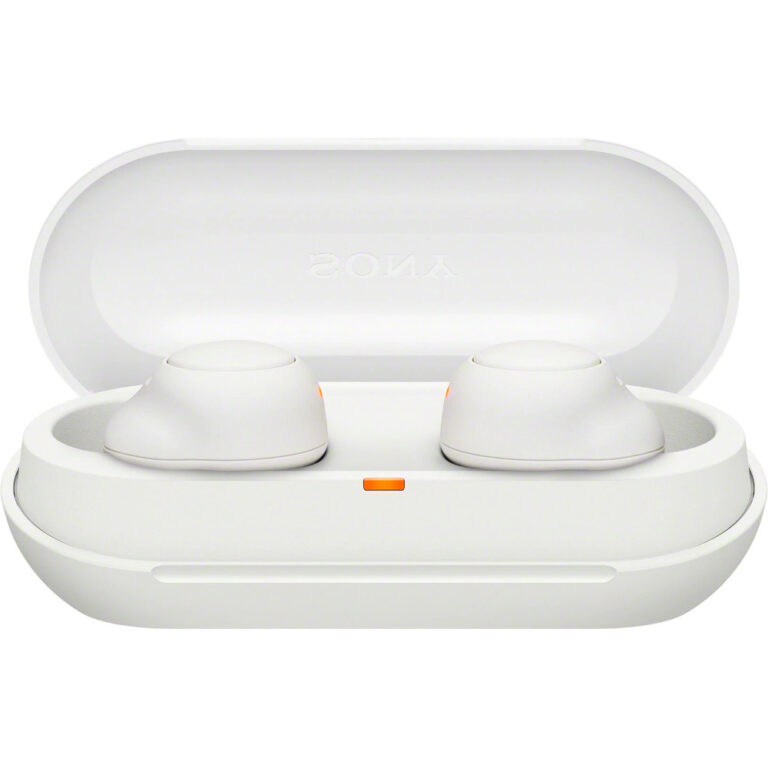 Casti In-Ear Sony WFC500W, True Wireless, Microfon, Bluetooth, IPX4, Autonomie 10 ore, Alb