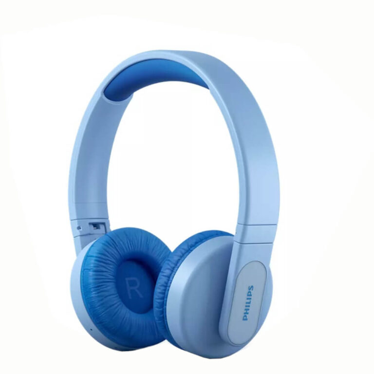 Casti audio On-Ear pentru copii Philips TAK4206BL/00, Wireless, Bluetooth,  Autonomie 28h, Albastru