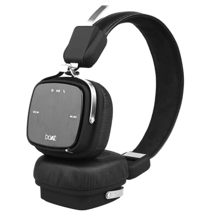 Casti On-Ear boAt Rockerz 610, Bluetooth, Maro