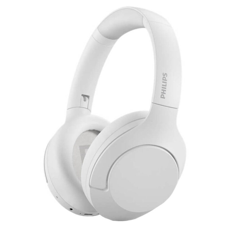 Casti audio Over-Ear Philips TAH8506WT/00, Wireless, Bluetooth, Autonomie 60 h, Alb
