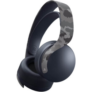Casti Wireless cu Microfon Pulse 3D pentru PlayStation 5, Gray Camouflage Casti Wireless cu Microfon Pulse 3D pentru PlayStation 5, Gray Camouflage