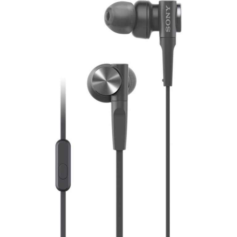 Casti In-Ear Sony MDRXB55APB.CE7, Microfon, Negru