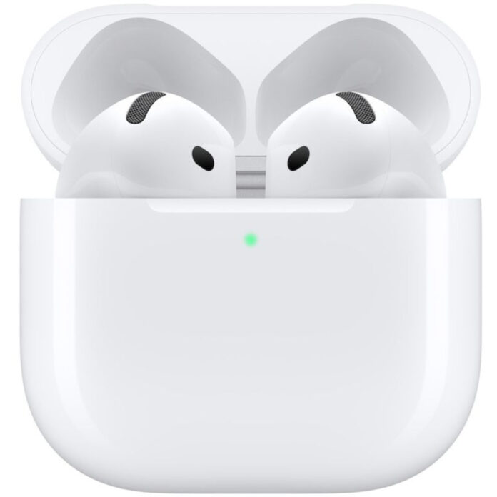 Casti True Wireless Apple AirPods Gen. 4, Carcasa USB-C, Bluetooth, Alb Casti True Wireless Apple AirPods Gen. 4, Carcasa USB-C, Bluetooth, Alb