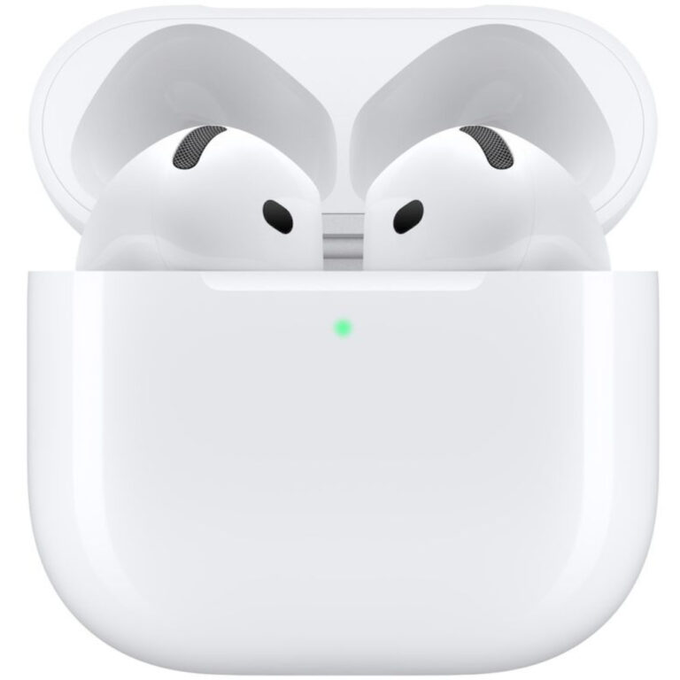 Casti True Wireless Apple AirPods Gen. 4, Carcasa USB-C, Bluetooth, Alb