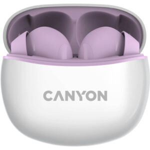 Casti True Wireless Canyon TWS-5, Bluetooth, Verde Casti True Wireless Canyon TWS-5, Bluetooth, Verde