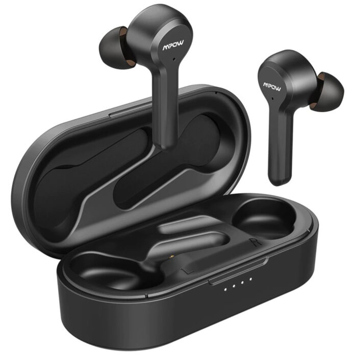 Casti True Wireless Mpow M9 TWS, Earphone, Bluetooth 5.0, Waterproof IPX8, Negru Casti True Wireless Mpow M9 TWS, Earphone, Bluetooth 5.0, Waterproof IPX8, Negru
