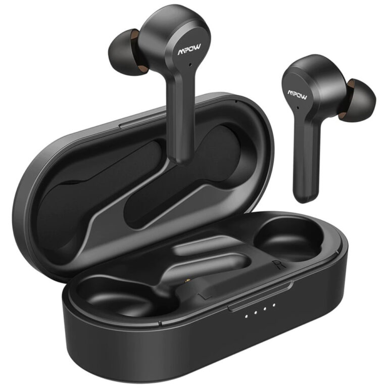 Casti True Wireless Mpow M9 TWS, Earphone, Bluetooth 5.0, Waterproof IPX8, Negru