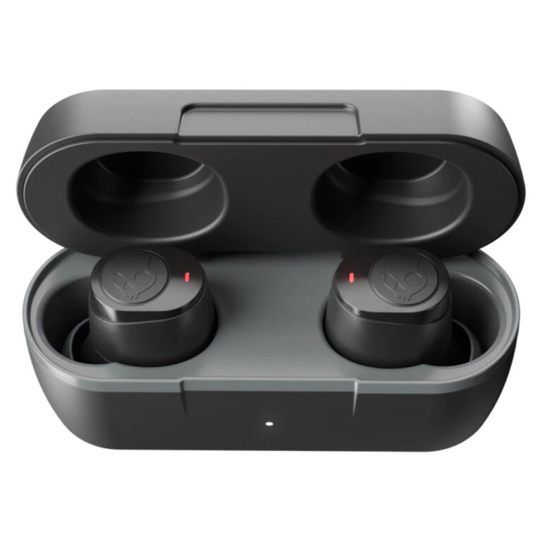 Casti True Wireless Skullcandy Jib, Bluetooth 5.0, In-Ear, microUSB, Hands-free, Rezistente la transpiratie, True Black Orange