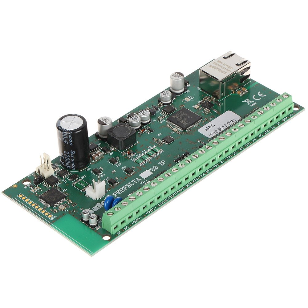 Centrala alarma antiefractie Satel PERFECTA-IP 32, 2 partitii, 8-32 zone, 4-12 iesiri, 15 utilizatori, comunicare IP Centrala alarma antiefractie Satel PERFECTA-IP 32, 2 partitii, 8-32 zone, 4-12 iesiri, 15 utilizatori, comunicare IP