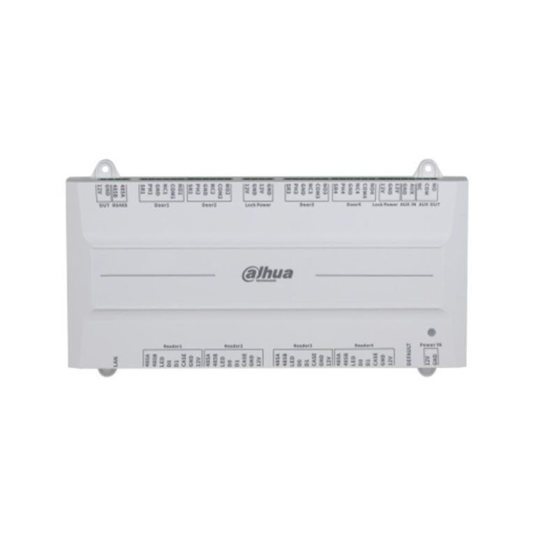 Centrala control acces Dahua ASC4204B-S, 4 usi unidirectionale, card/amprenta/parola/QR, PoE