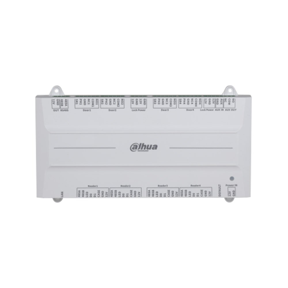 Centrala control acces Dahua ASC4204B-S, 4 usi unidirectionale, card/amprenta/parola/QR, PoE Centrala control acces Dahua ASC4204B-S, 4 usi unidirectionale, card/amprenta/parola/QR, PoE