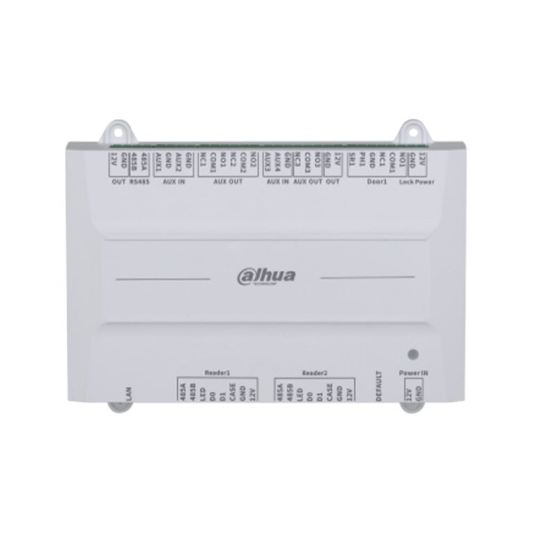 Centrala control acces Dahua ASC4201B-D, o usa bidirectionala, card/amprenta/parola/QR, PoE