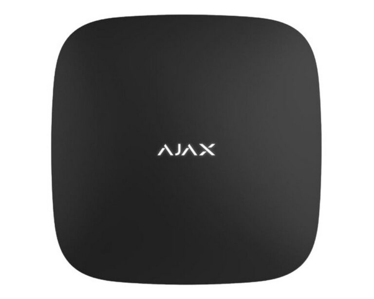 Centrala de alarma wireless, 2xSIM, 3G/2G, Ethernet, Wi-Fi, neagra, AJAX HUB PLUS BL