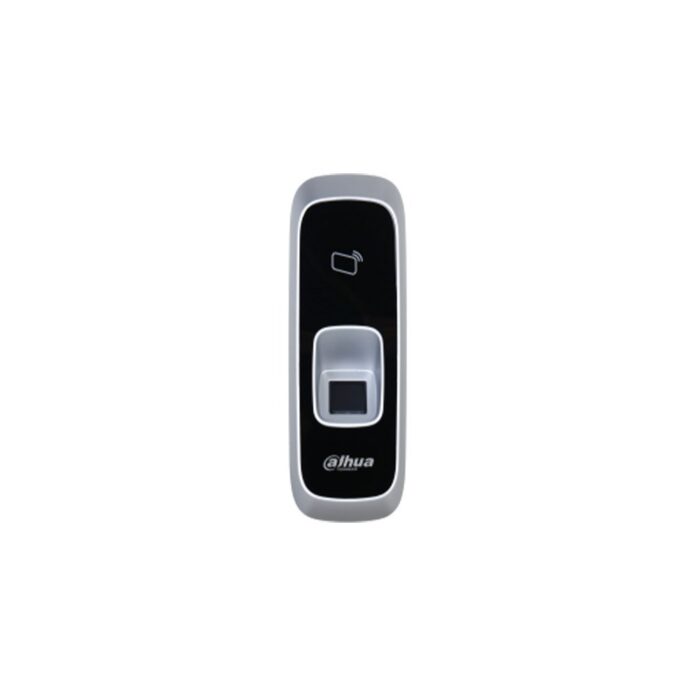 Cititor biometric de interior Dahua ASR1102A(V3), amprenta si card Mifare, 13.56 MHz, 3000 amprente, RS-485, Wiegand, montaj aplicat