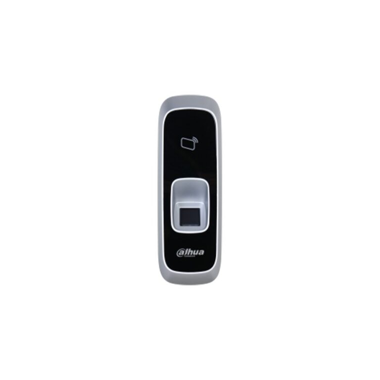 Cititor biometric de interior Dahua ASR1102A(V3), amprenta si card Mifare, 13.56 MHz, 3000 amprente, RS-485, Wiegand, montaj aplicat