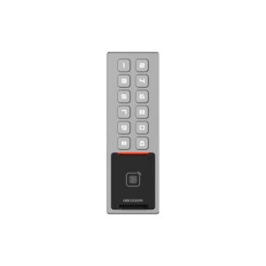 Cititor biometric de exterior IP WiFi Hikvision DS-K1T805MBFWX, 2.4 GHz, M1 card, 3.000 amprente, 10.000 carduri, 100.000 evenimente Cititor biometric de exterior IP WiFi Hikvision DS-K1T805MBFWX, 2.4 GHz, M1 card, 3.000 amprente, 10.000 carduri, 100.000 evenimente