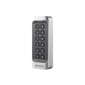 Cititor de proximitate cu tastatura Hikvision DS-K1107AMK, 13.56 MHz, Mifare, interior/exterior Cititor de proximitate cu tastatura Hikvision DS-K1107AMK, 13.56 MHz, Mifare, interior/exterior