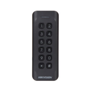 Cititor de proximitate cu tastatura RFID Hikvision DS-K1802MK, Mifare, 13.56 MHz, interior/exterior Cititor de proximitate cu tastatura RFID Hikvision DS-K1802MK, Mifare, 13.56 MHz, interior/exterior