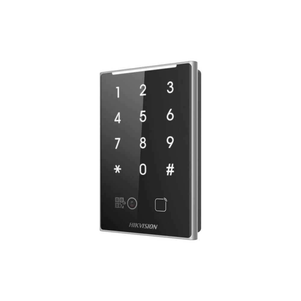 Cititor de proximitate Hikvision DS-K1109DKB-QR, card M1, DESfire, Felica, cod QR, cod bare Cititor de proximitate Hikvision DS-K1109DKB-QR, card M1, DESfire, Felica, cod QR, cod bare