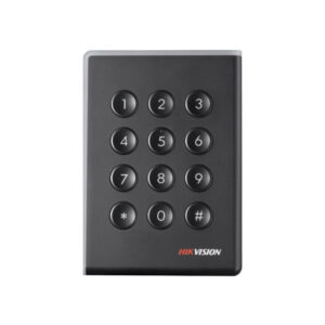 Cititor de proximitate RFID cu tastatura Hikvision DS-K1108AMK, Wiegand, Mifare, 13.56 MHz, cod PIN, interior/exterior Cititor de proximitate RFID cu tastatura Hikvision DS-K1108AMK, Wiegand, Mifare, 13.56 MHz, cod PIN, interior/exterior