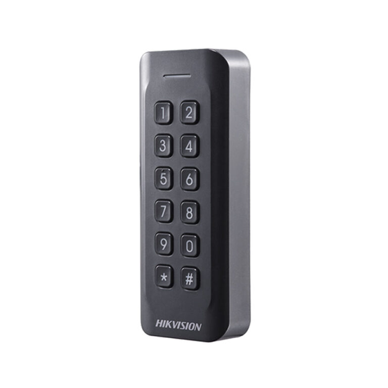 Cititor de proximitate RFID Hikvision DS-1802EK, EM, PIN/card, 125 KHz, watchdog, interior/exterior