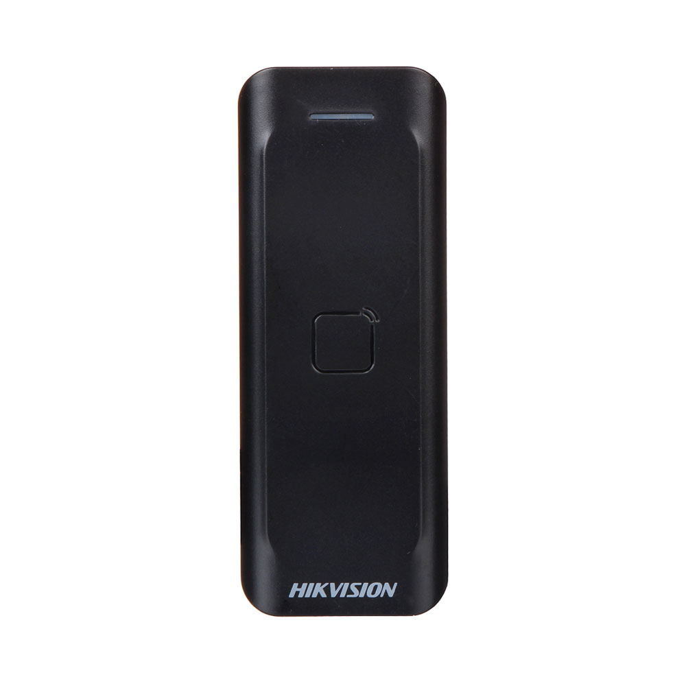 Cititor de proximitate RFID Hikvision DS-K1802M, Mifare, 13.56 MHz, interior/exterior Cititor de proximitate RFID Hikvision DS-K1802M, Mifare, 13.56 MHz, interior/exterior